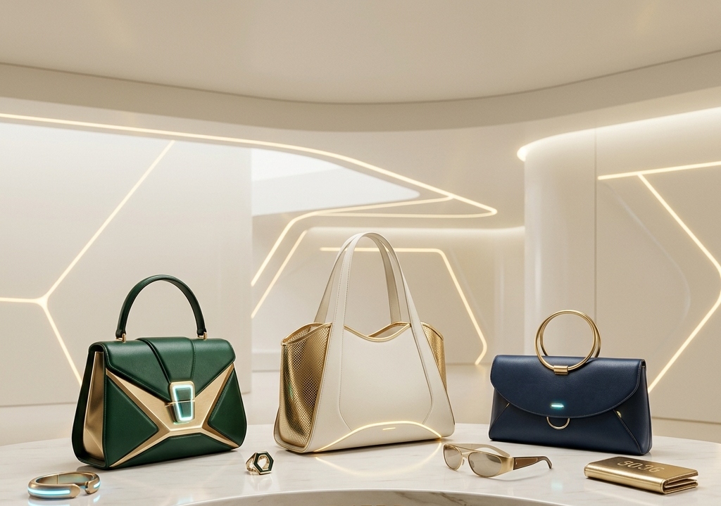 Year 3036 Futuristic Fashion Designer Handbags